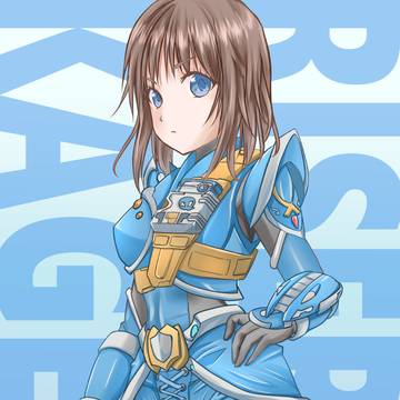 【skeb依頼】ジャスティライザーカゲリ、参上!