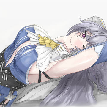Velina lay down in bed