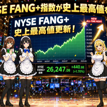 【投信ズ】   NYSE FANG+指数が史上最高値