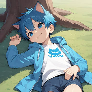 公園でごろ寝