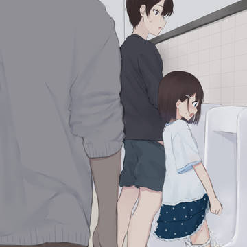 女子トイレに入れず男子トイレでしちゃう子