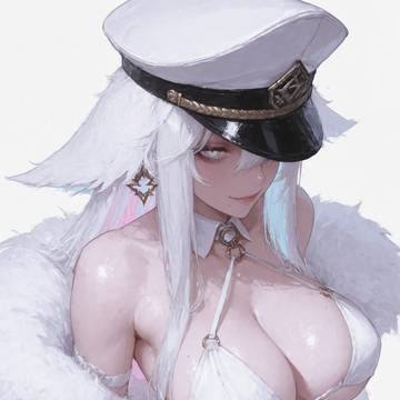 Fox Girl - Peaked Cap #2