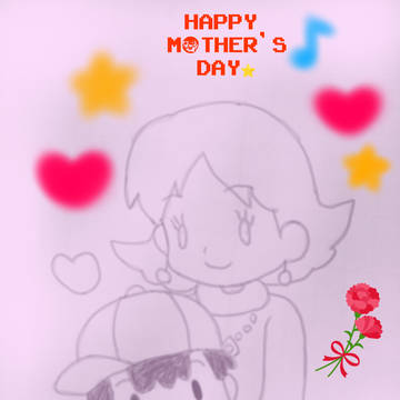 母の日改めママの日、MOTHERの日✨