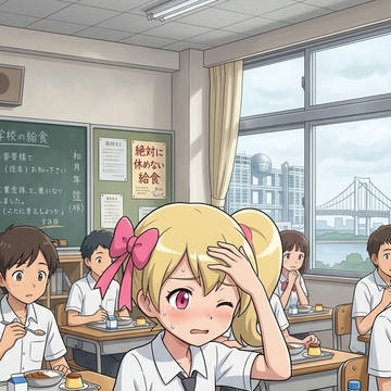 絶対に休めない給食