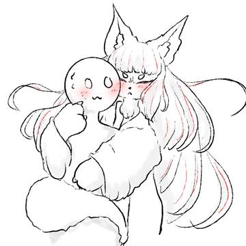 Angry fox Twitter sketches