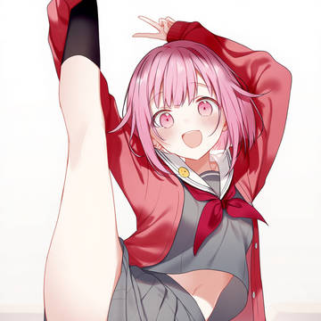 I字バランスえむちゃん 松葉崩し