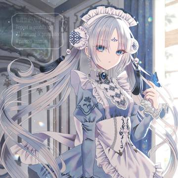 陶磁器のメイドさん