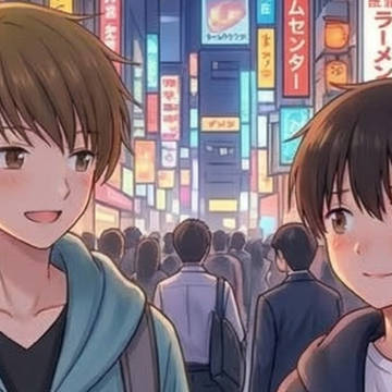 遥人と智之の壁の穴(1話~11話までの共通ルート)の挿入絵