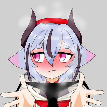 謎の布地を見せてくれるミコト