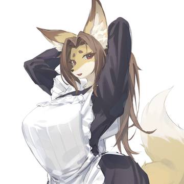 お狐メイド