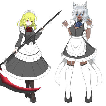 立ち絵：メイドコンビ