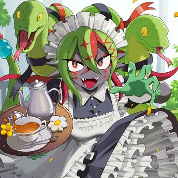 メイドの日のラミア娘🐍