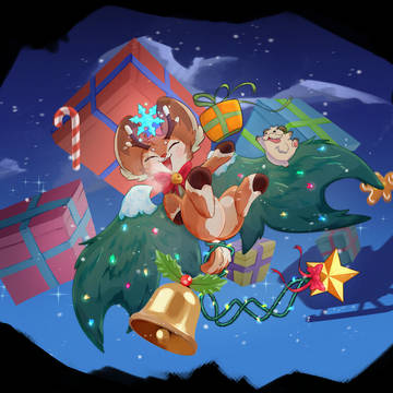 Reindeer smolder