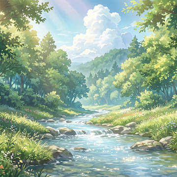 [時間差分アリ]様々な水辺の風景