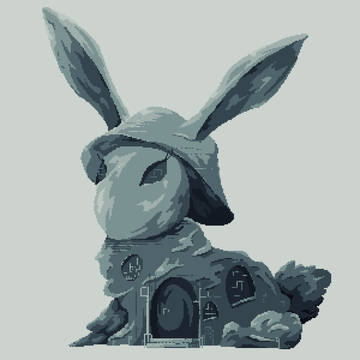 Bunny House, Video Game Art