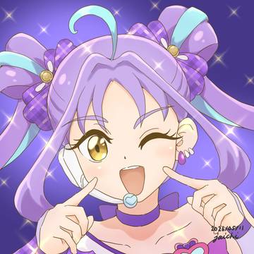 紫雨こころちゃん/キュアキュンキュンさんお誕生日絵
