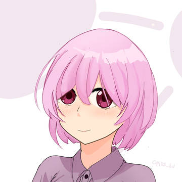 ピンクの髪