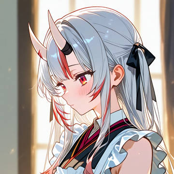メイド姿の百鬼あやめ