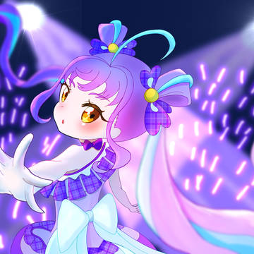 揺れるツインテールでクロスターン