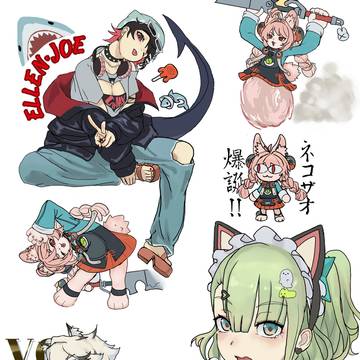 ゼンゼロ落書き詰め合わせ
