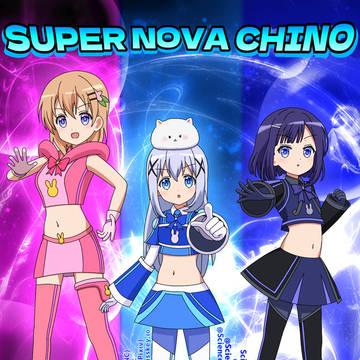 伝説の絆の戦士:香風智乃&風衣葉冬優&保登心愛
