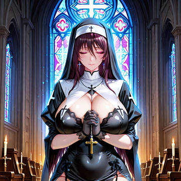 聖なる微笑みの裏で… 純粋シスターが淫魔に堕ちるまで 1/2