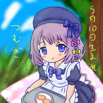 先日描いたメイドの日絵