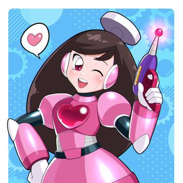 【skeb】オリジナルロボ娘のルーシィさん