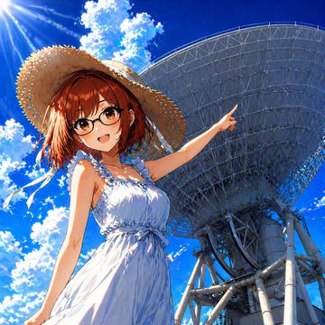 臼田のパラボラアンテナ