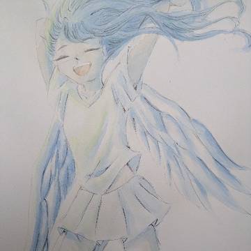 水彩イラスト 【青】