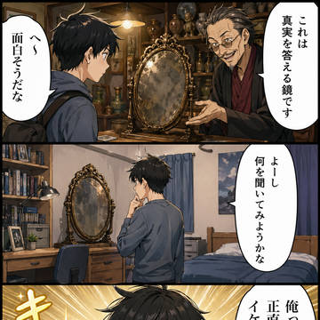 正直すぎる鏡