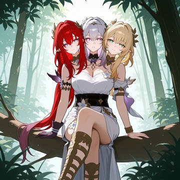 Tribios, Castorice, and Aglaea 2