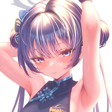 脇を見せてくれるキサキ