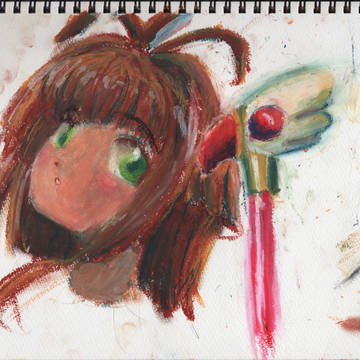 ラクガキ クレヨン 桜ちゃん