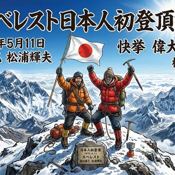【今日は何の日】エベレスト日本人初登頂記念日!偉大なる快挙