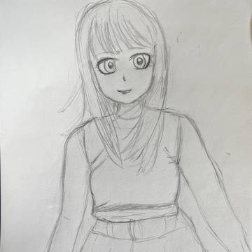 Girl in casual clothes No 12