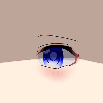 塗り練習で目を描きました！！