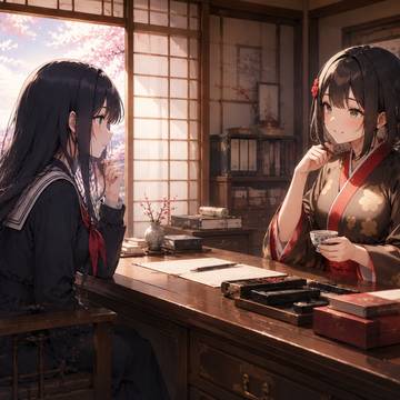 ゲームスチル風イラスト1