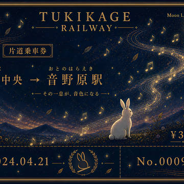 月影鉄道｜発券記録 No.0009
