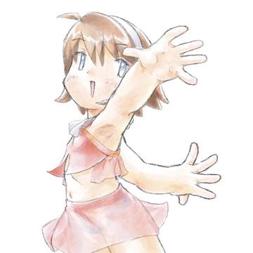 薄着の女の子