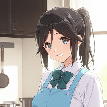 朝食を作ってくれる希美先輩