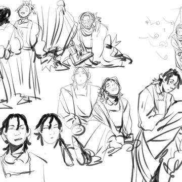 [OC] Cailan, Shuua and Theo (AU)