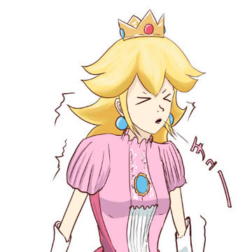 ピーチ姫くしゃみ