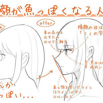 横顔が魚っぽくなる人へ