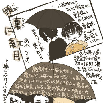 獪善小説【頸裏に紅月（くびうらにあかつき）】設定解説