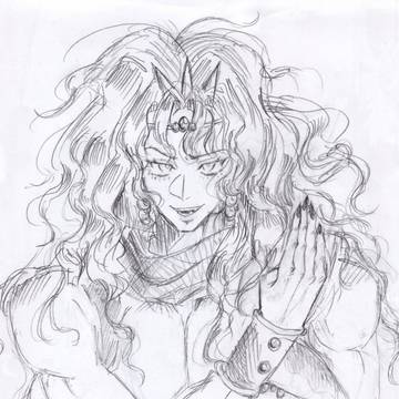 未履修の部のキャラ落書き