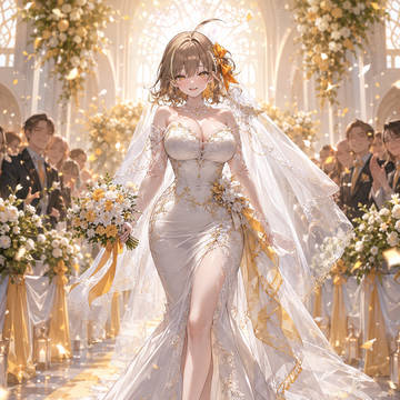 白金の祝福を纏う花嫁 - Anis