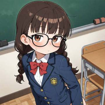 教室でおまんこ見せてくれる変態委員長