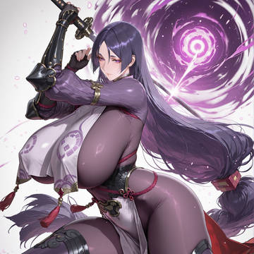 赖光妈妈持刀姿态