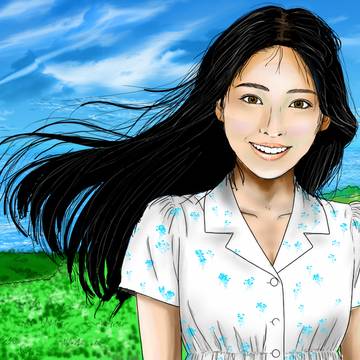 夏の笑顔